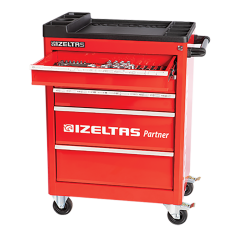 5 ÇEKMECELİ PARTNER MOBİL TAKIM DOLABI KIRMIZI (BOŞ)