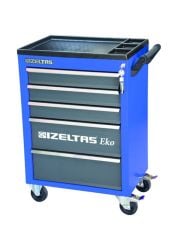 5 ÇEKMECELİ PARTNER MOBİL TAKIM DOLABI MAVİ (BOŞ)