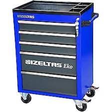 ECO MOBİL 7 ÇEKMECELİ TAKIM DOLABI MAVİ GÖVDE - GRİ ÇEKMECE