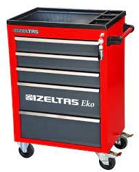 5 ÇEK. EKO SERVİS DOLABI KIRMIZI (DOLU - 96 -)