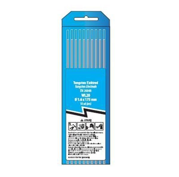 TR0018 WL20 Gök Mavi Tungsten Elektrot (175 mm) (10 Adet Fiyatıdır.)