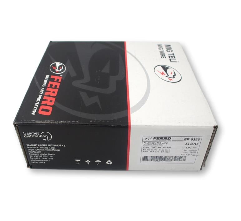 ER5356 - ALMG5 Alüminyum Alaşımlı MİG Kaynak Teli (7 Kg Fiyatıdır) 1,00 mm