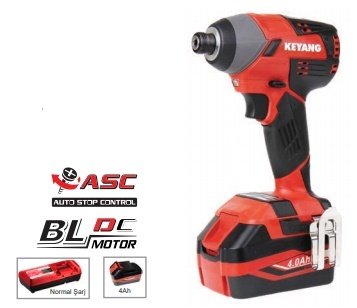 18V-4Ah Akülü Darbeli Vidalama