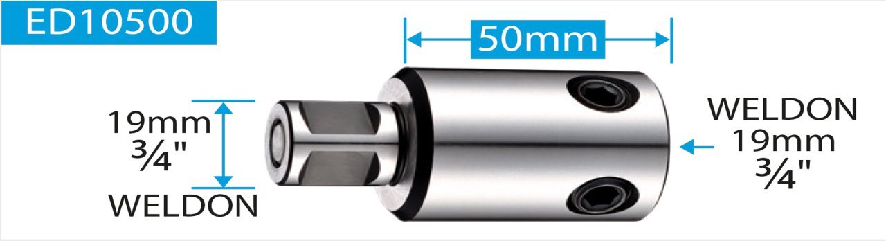 Manyetik Matkap Uzatma Adaptörü | 50 mm