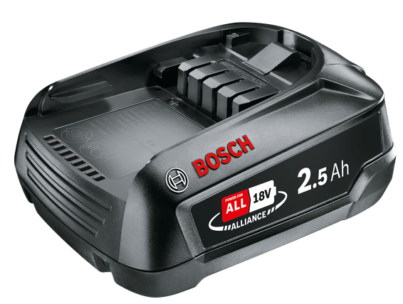 18 Volt Lityum İyon Sistem Aksesuarları Akü Paketi PBA 18V 2.5Ah W-B