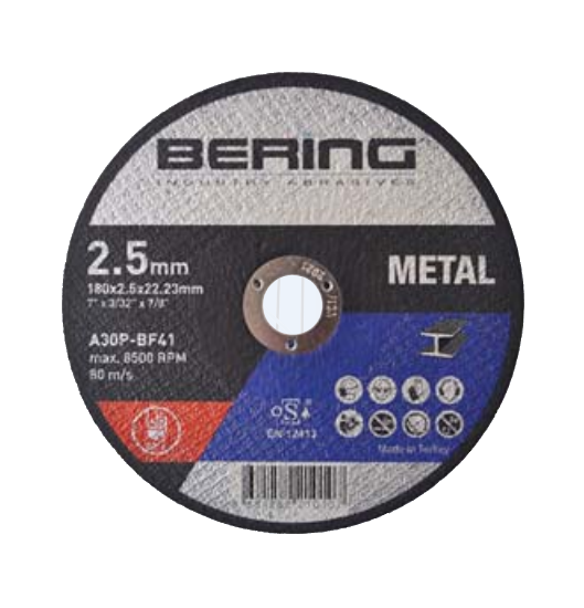 350x3.5x25.4 mm Tip 41 Düz Metal Kesme Taşı