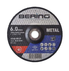 180 x 6.0 x 22 mm Tip 27 Bombeli Metal Taşlama Taşı (Adet Fiyatıdır.)