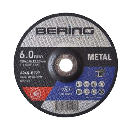 230 x 6.0 x 22 mm Tip 27 Bombeli Metal Taşlama Taşı (Adet Fiyatıdır.)